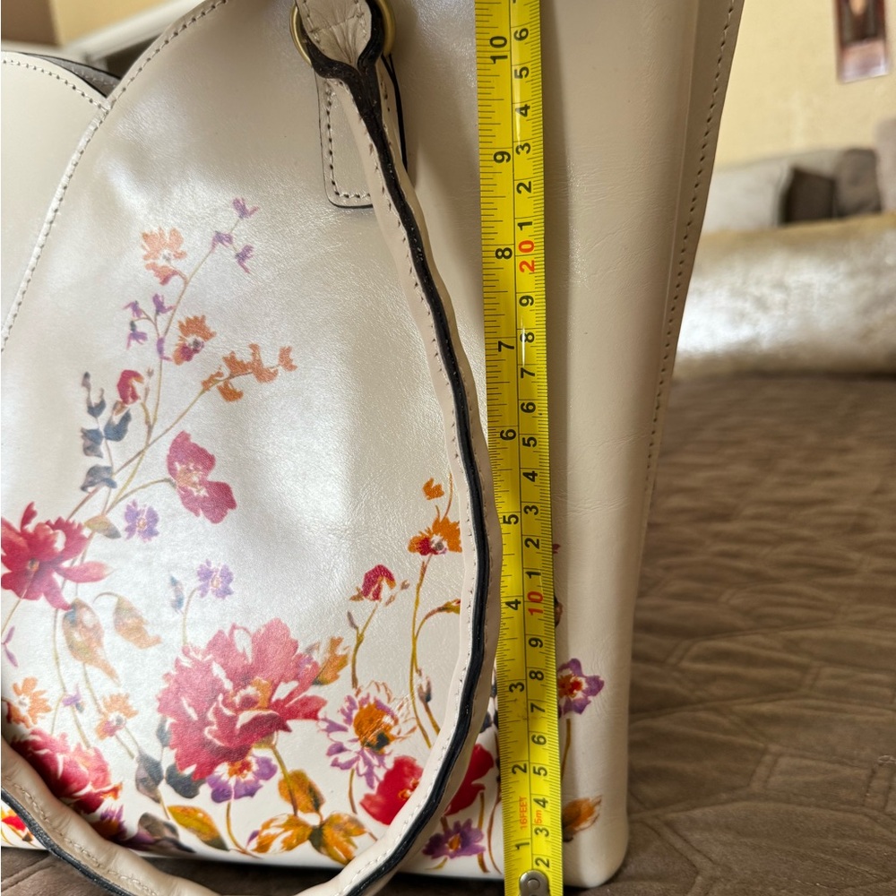 Patricia Nash Floral Leather Marion Tote, shoulder/ Crossbody bag - Picture 14 of 16
